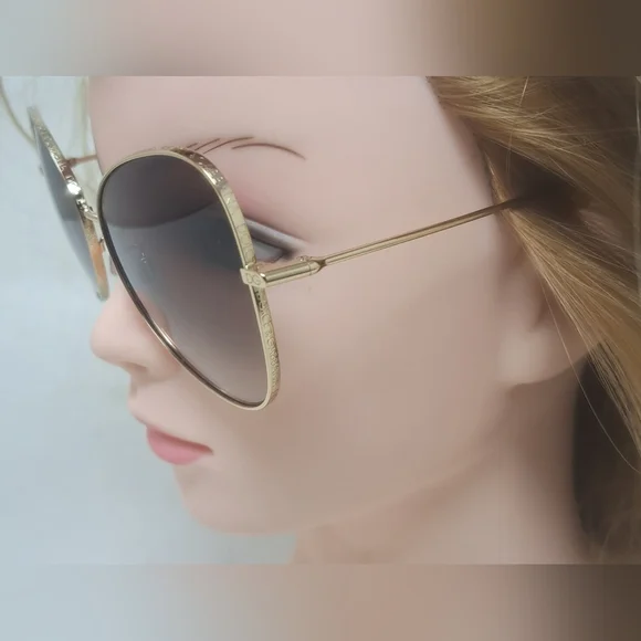 Dolce & Gabbana Sunglasses Butterfly Gold Gradient Brown DG2274 02/13 58-15-140 - Picture 2 of 16